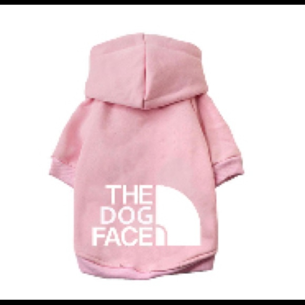 Pink dog sweater